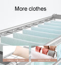 LED Automatic Smart Control Clothes Rack Electric Cloth Drying Hanger with Smart System for Modern Laundry Supplies